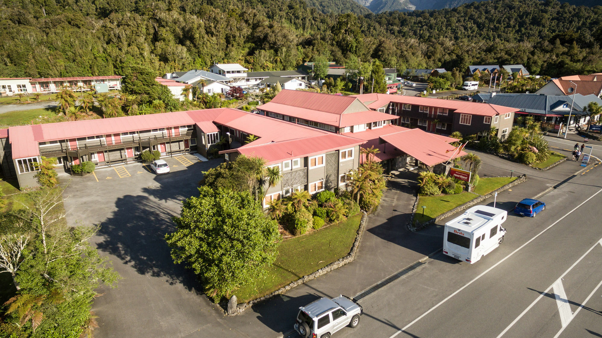 Heartland Hotel Glacier Country Fox Glacier Exteriör bild